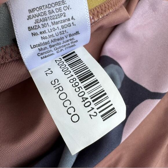 Zingara Sirocco size 12 multicolored bikini bottoms fold over style - Picture 6 of 8